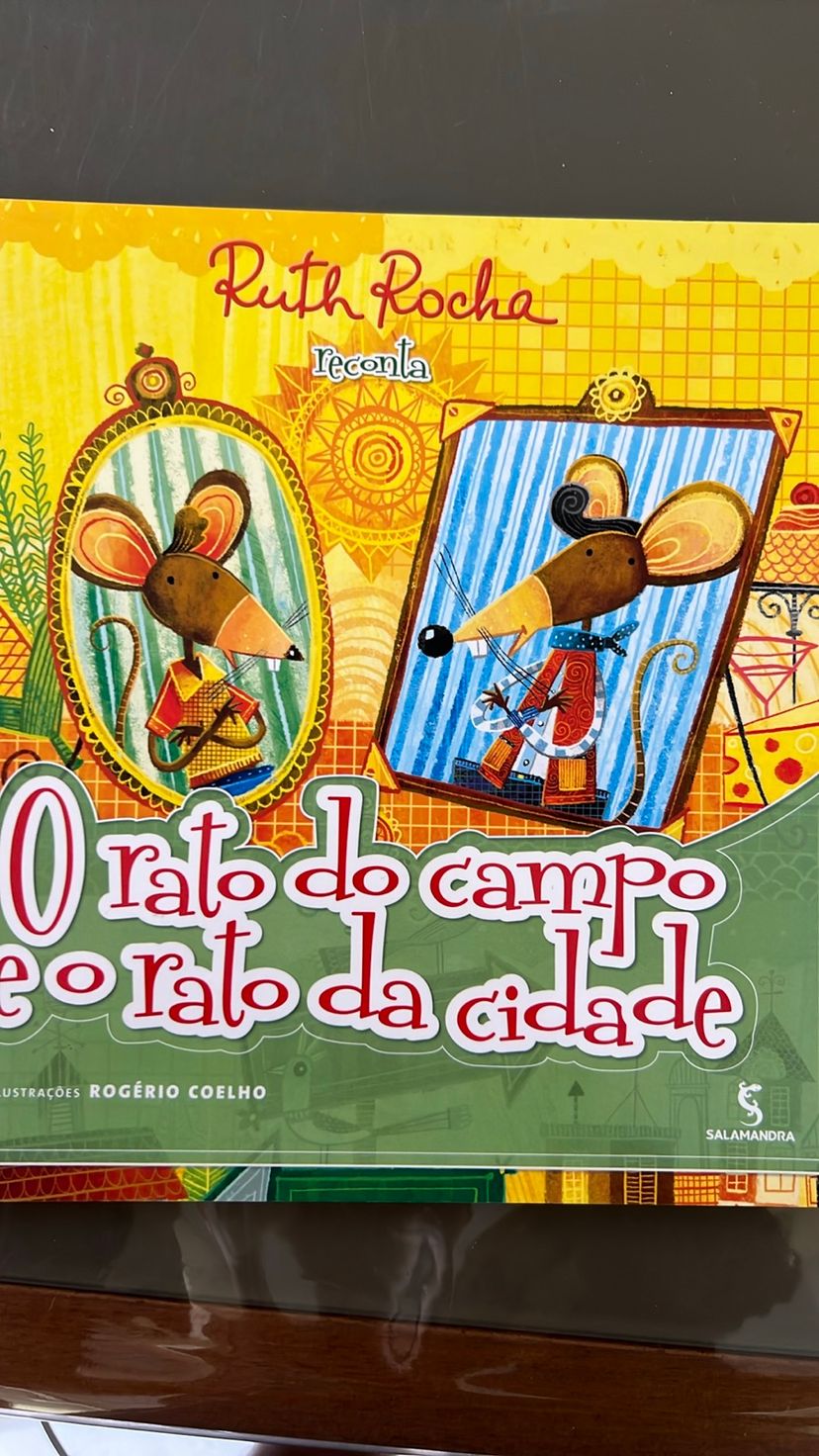 O Rato do Campo e O Rato da Cidade | Livro Salamandra Usado 136726629 ...