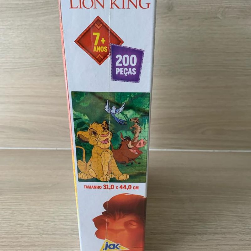 Quebra Cabeça 200 Peças Rei Leão Disney Toyster