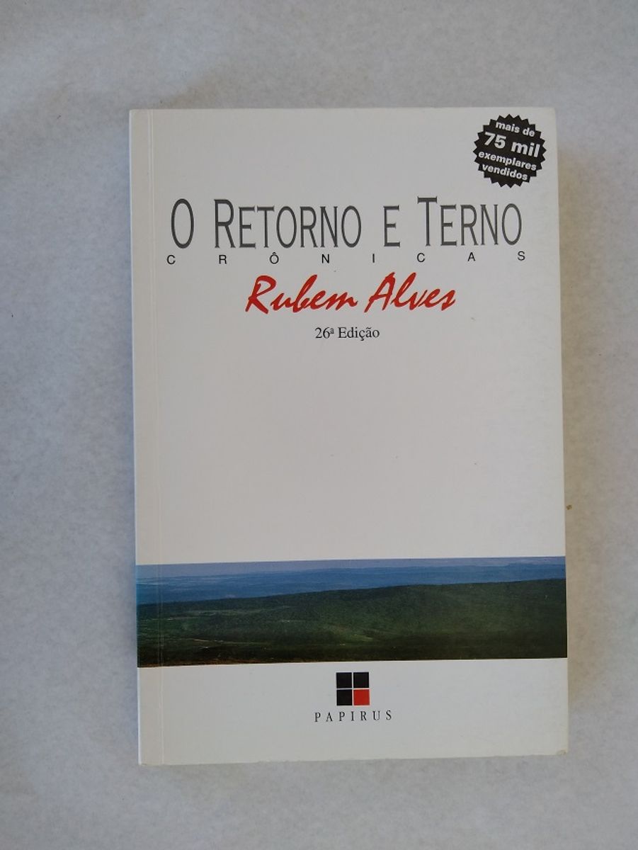 O Retorno E O Terno Rubem Alves Livro Papirus Usado Enjoei