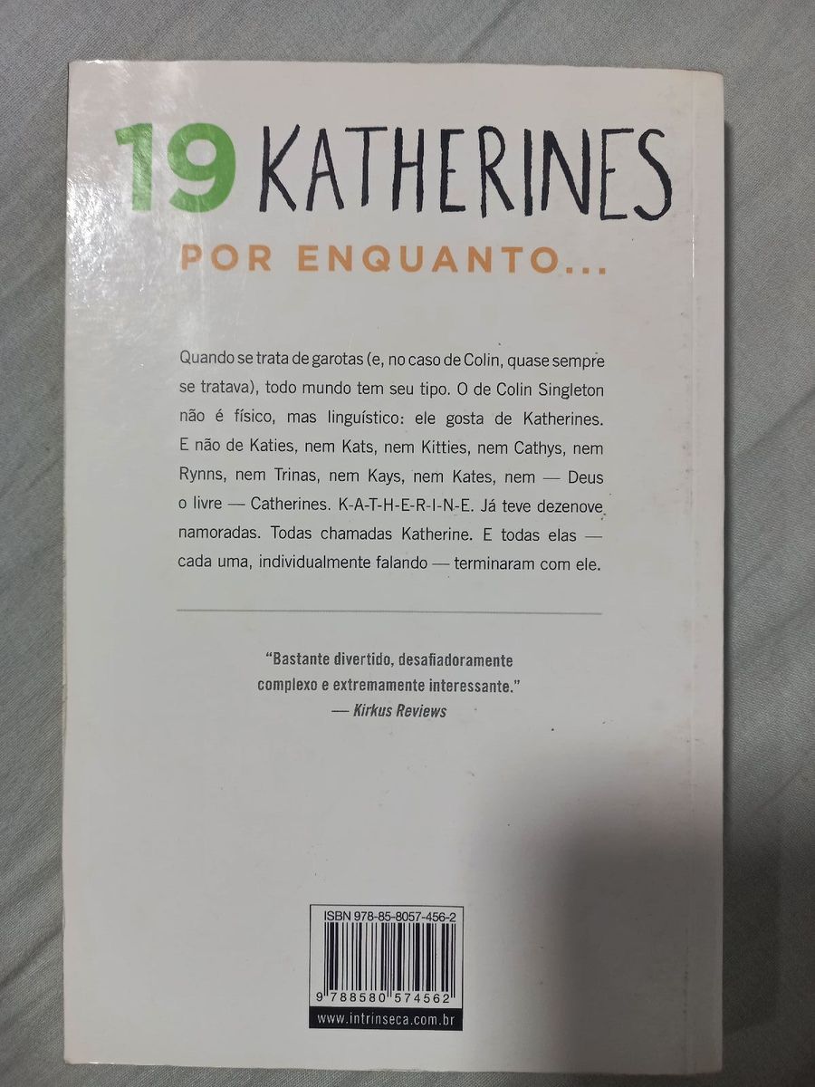 O Teorema Katherine Livro Intrinseca Usado 93737071 Enjoei 2688