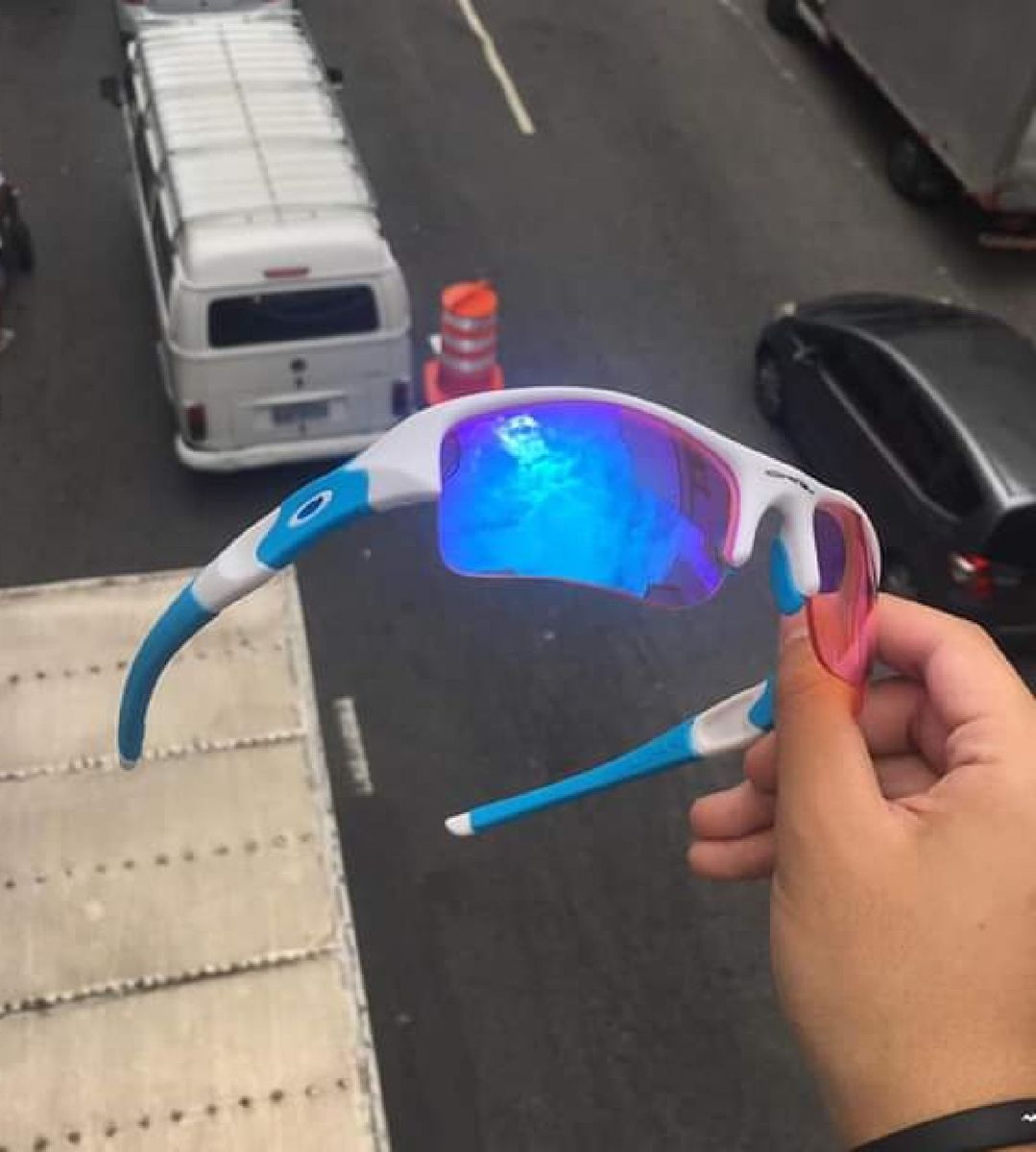 oakley flak azul bebe