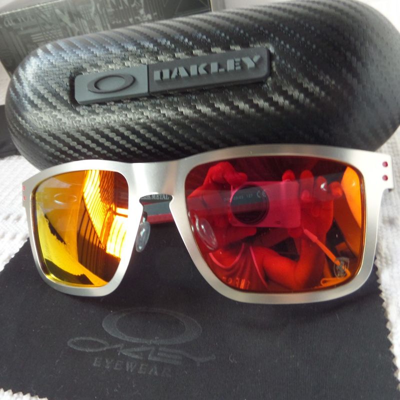 Oakley Holbrook Metal Chromo Scuderia Ferrari Rubi Polarizado Oculos Masculino Oakley Nunca Usado 31883273 enjoei