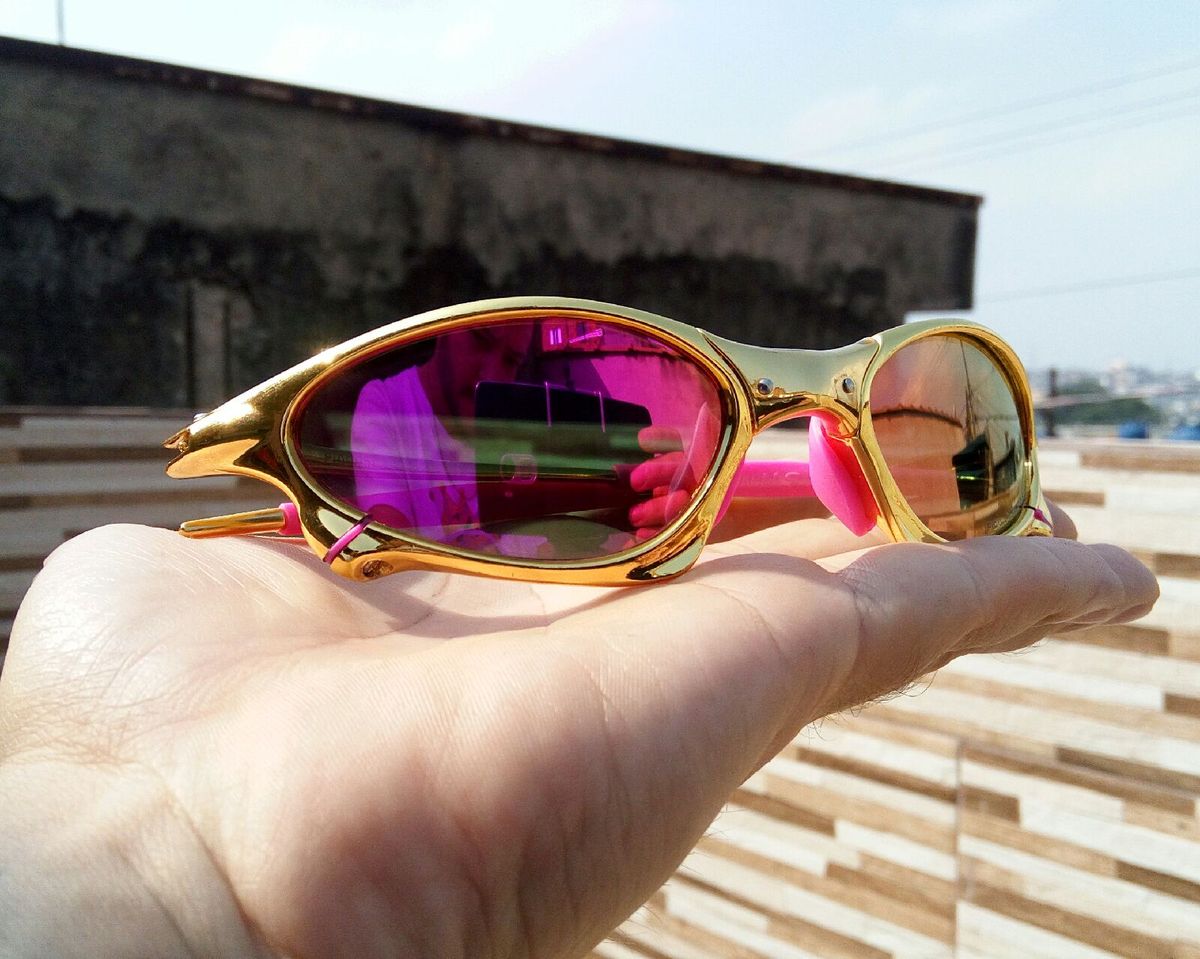 Óculos de Sol Oakley Juliet (Dourado Lente Rosa) PENNY 520