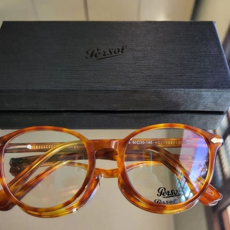 Oculos Armacao Grau Persol Tartaruga 3183v Acetato Lancamento Unissex 50mm sem Case Persol Nunca Usado 94988756 enjoei