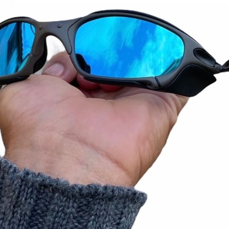 Juliet Xmetal Lentes Liquid + Kit Azul, Óculos Masculino Oakley Nunca  Usado 82105817