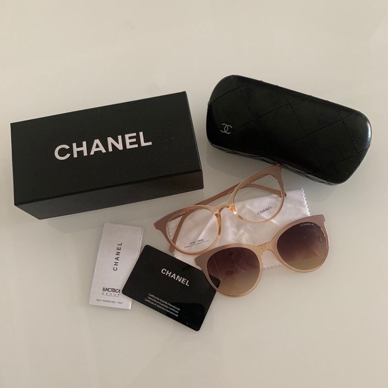 Magnetic Sunglasses Chanel Clip On Glasses Óculos Chanel Magnétic