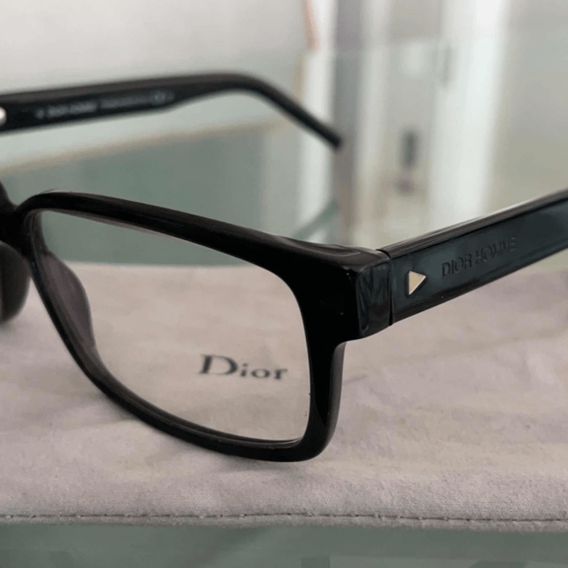 Oculos de Grau Dior Blacktie 107 Preto Quadrado Armação | Óculos