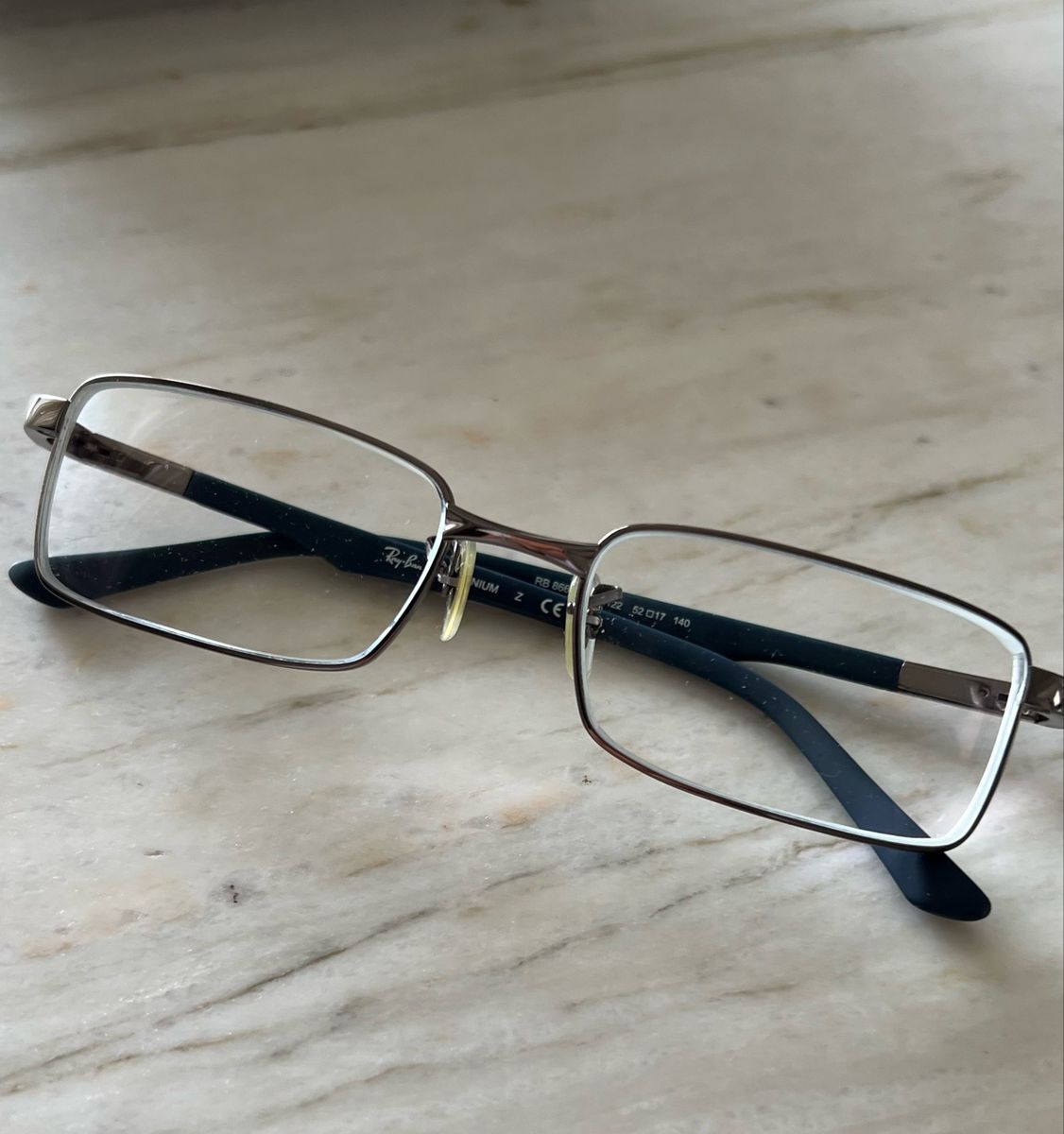 Óculos de Grau Ray-ban Titanium Ref Rb8667 Original | Óculos Masculino ...