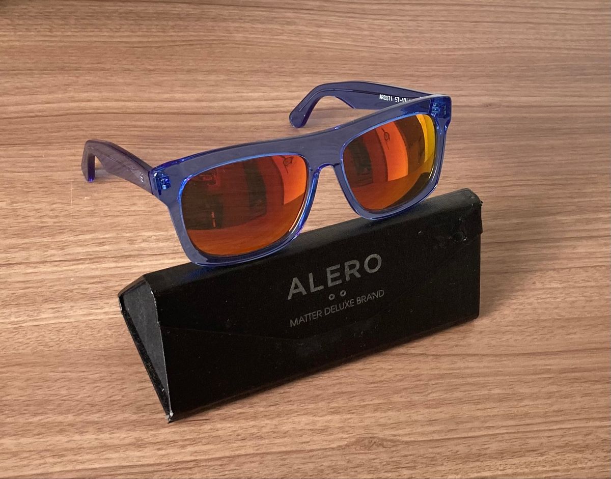 Óculos de Sol Alero Handmade Ardo71 Alero Nunca Usado 92834161