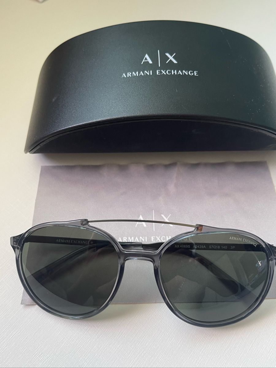 Óculos de Sol Armani Exchange Novíssimo Óculos Masculino