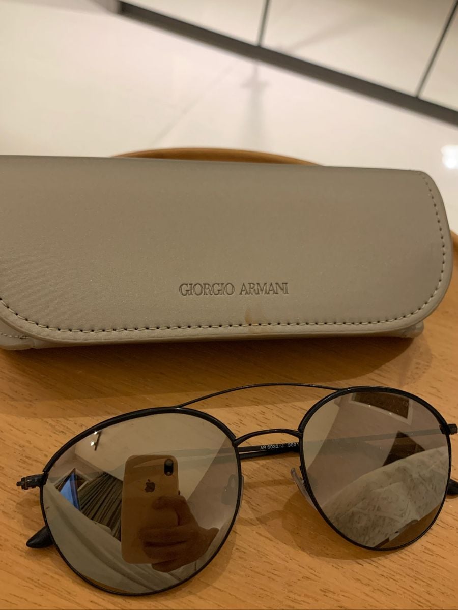 Óculos de Sol Espelhado Giorgio Armani | Óculos Feminino Giorgio Armani ...