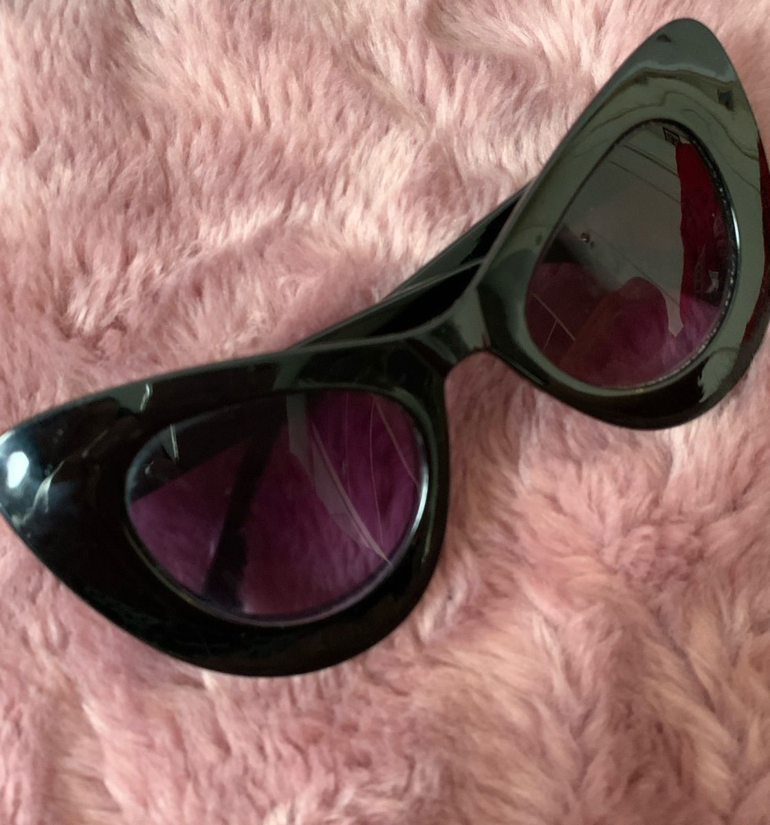 Óculos de Sol Gatinho Vintage | Óculos Feminino Lba Usado ...