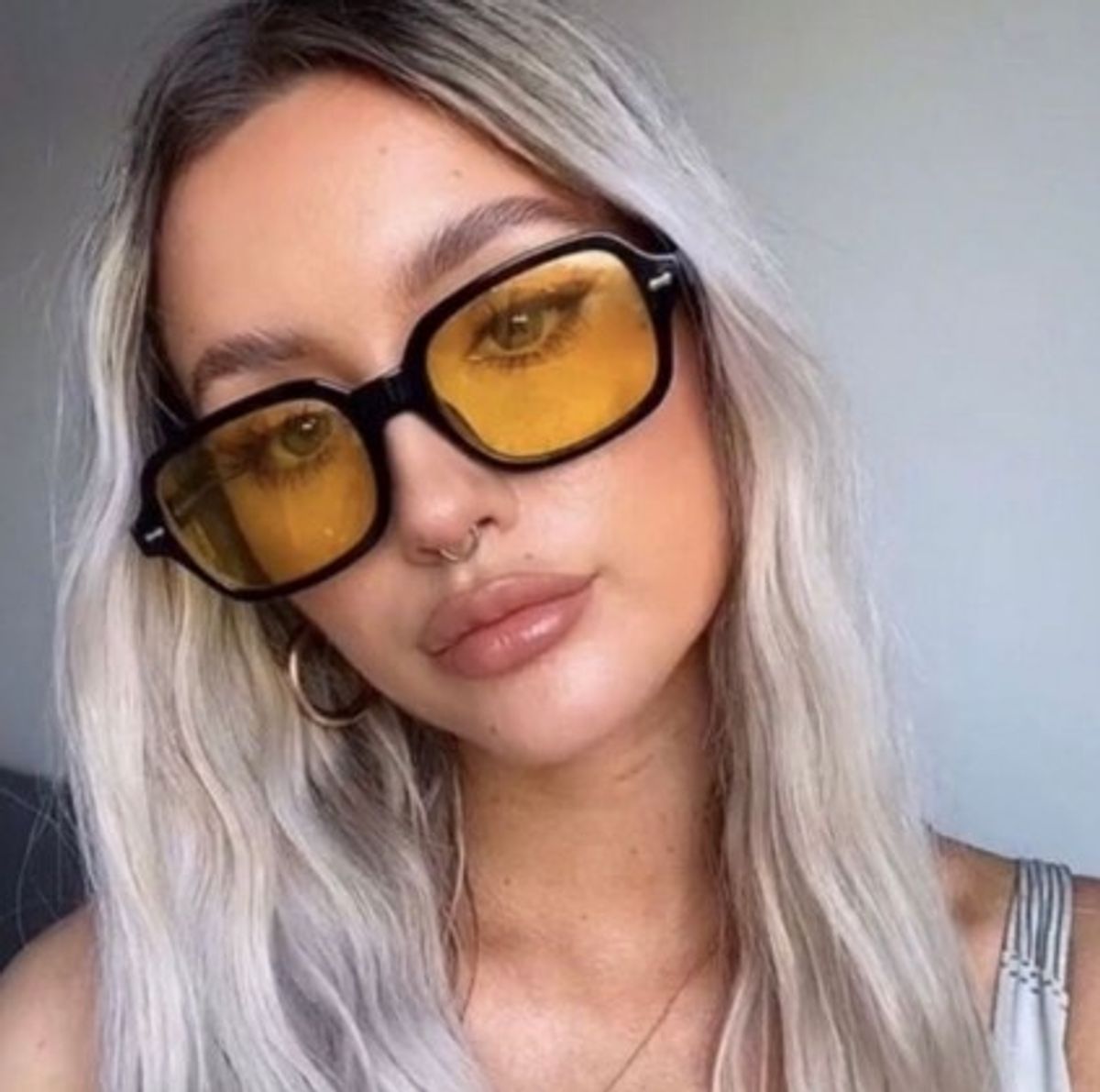 Oculos de Sol Lentes Amarela Retrô Vintage Óculos Amarelo Praia | Óculos  Feminino Importado Nunca Usado 91431167 | enjoei