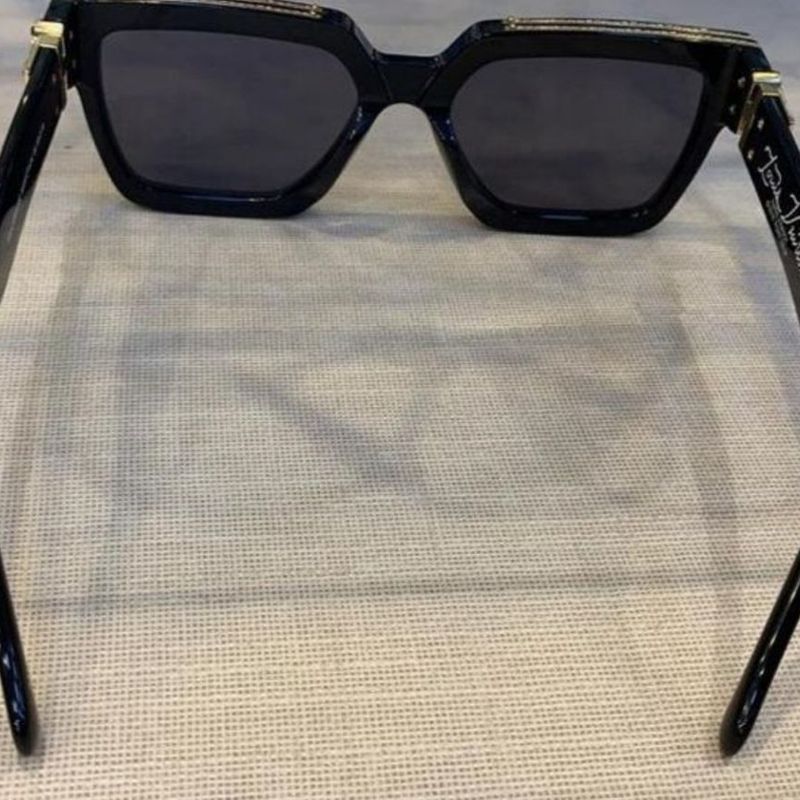 Óculos de Sol Louis Vuitton Original Millionaire Preto Feminino