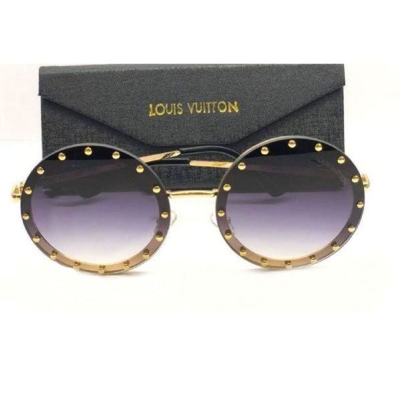 Preços baixos em Óculos de Sol Feminino Redondo Louis Vuitton