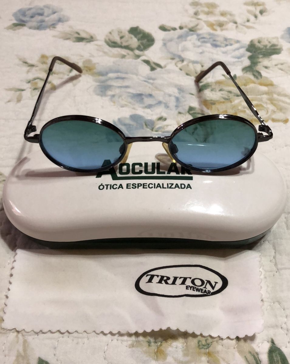 Óculos de Sol Modelo Redondo Estilo Retrô Antigo Vintage Old | Óculos ...