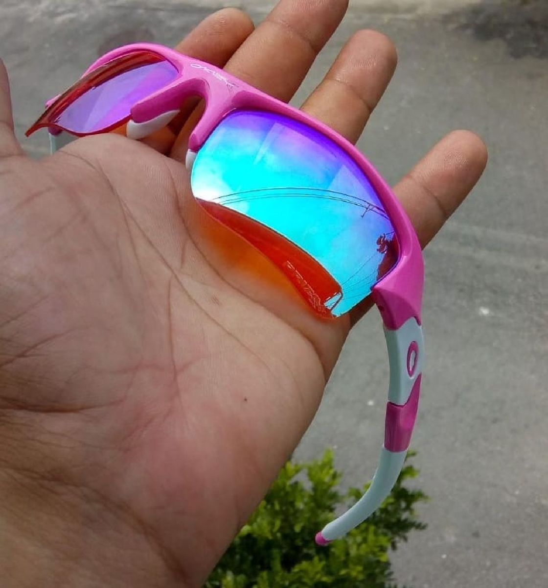 tenis oakley flak rosa