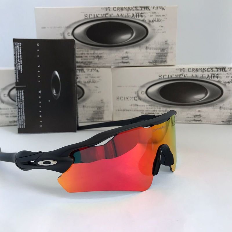 Oakley Flak 2.0 Branco / Vermelho - Fire Iridium