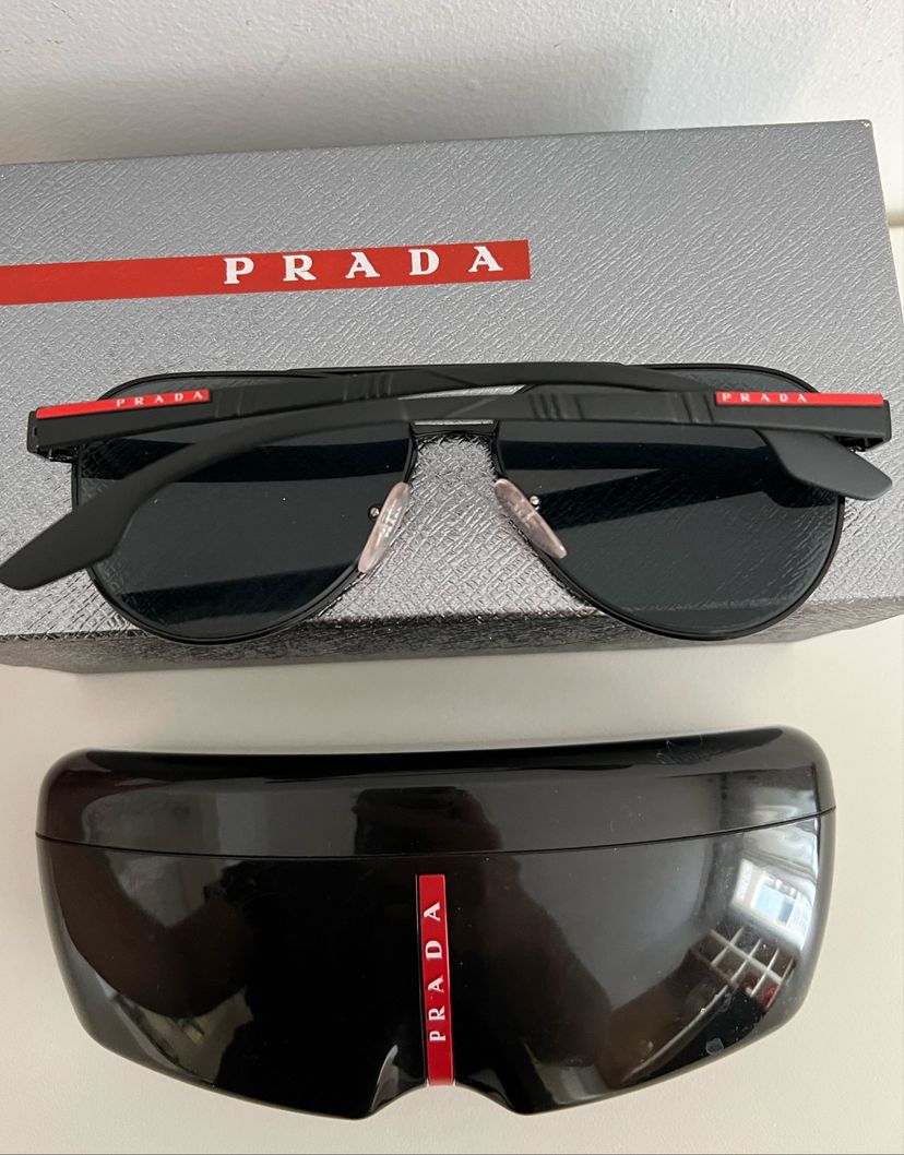 Oculos de Sol Prada Linea Rossa | Óculos Masculino Prada Usado 75883239 |  enjoei