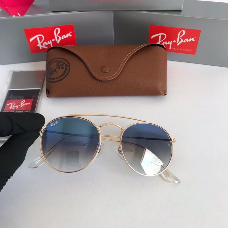 Óculos de Sol Ray Ban Aviador Azul Degrade