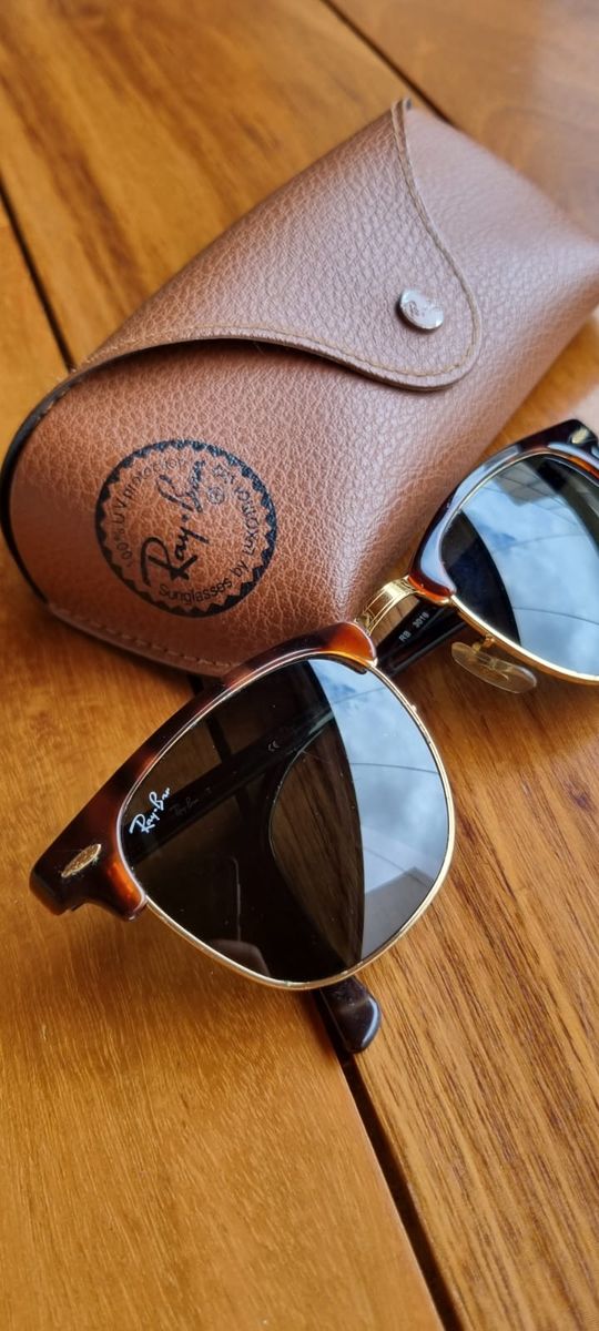 Óculos de Sol Feminino Ray-Ban Clubmaster RB3016L W0366 51-21