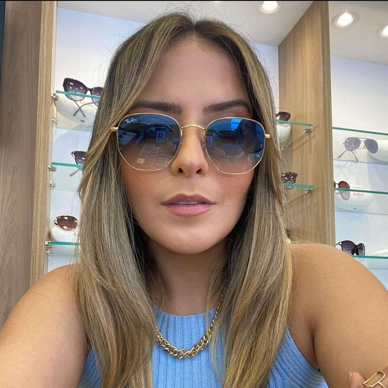 Ray ban cristal azul sales