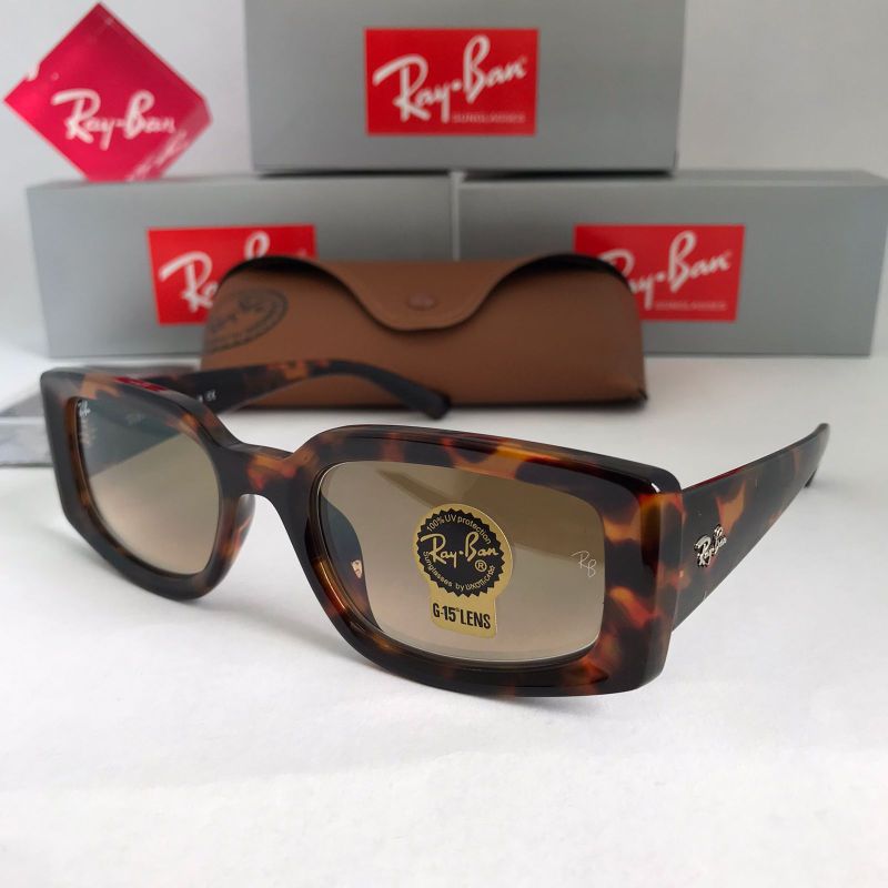 culos de Sol Ray Ban Kiliane Animal Print Lentes de Cristal