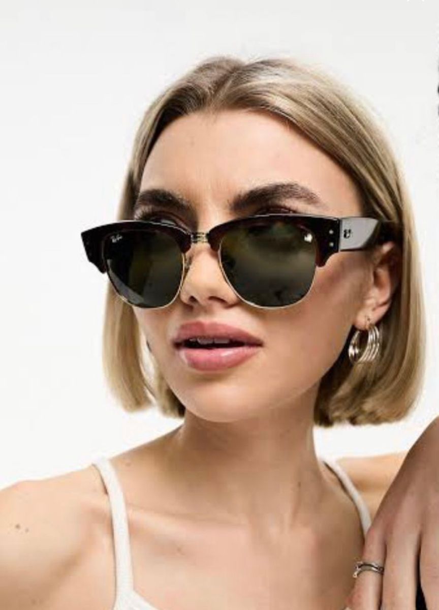 Óculos de Sol Ray Ban Lançamento Mega Clubmaster Rb0316, Óculos Feminino  Club Master Nunca Usado 95278905