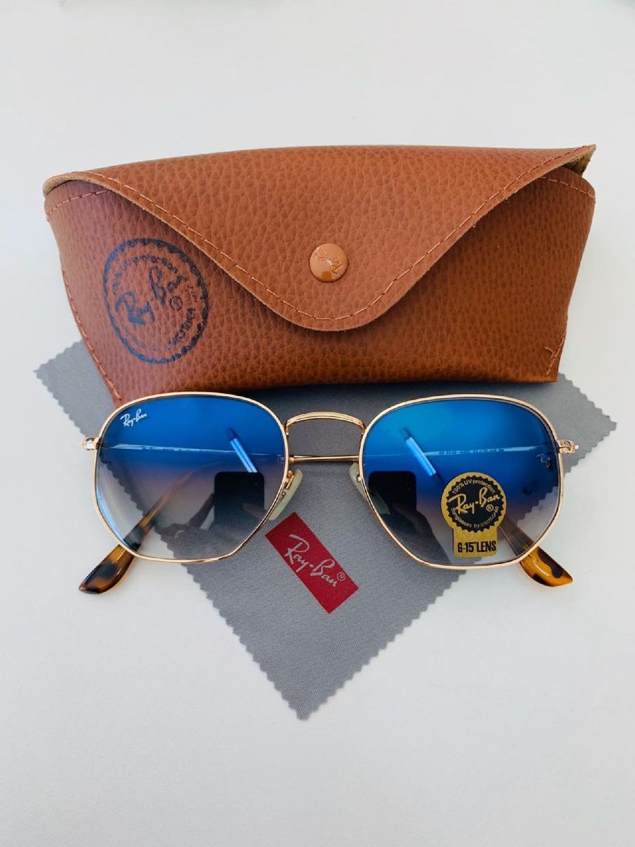 ray ban hexagonal degrade