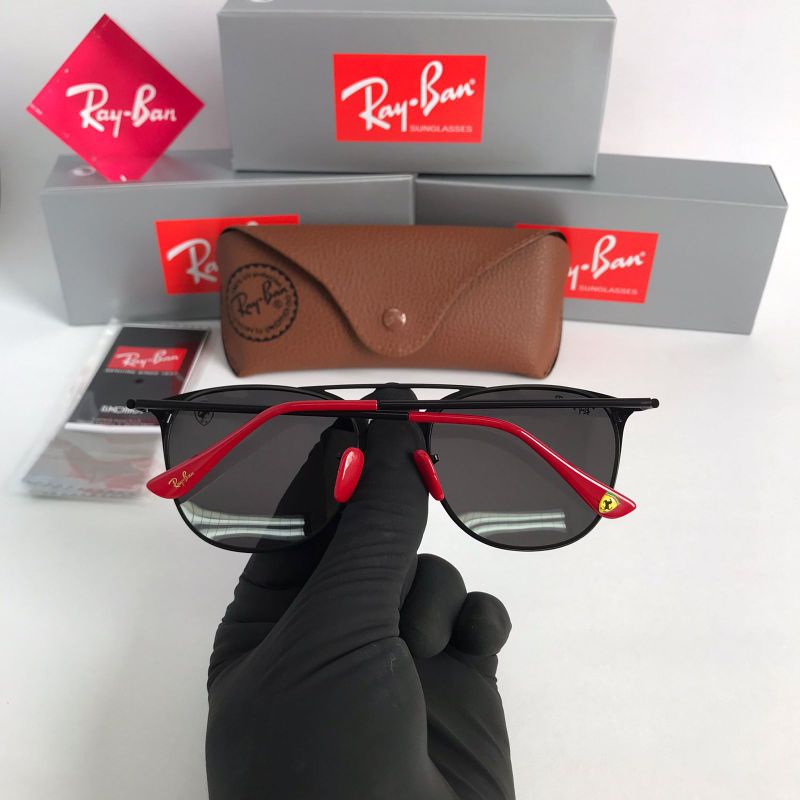 Óculos de Sol Ray Ban Rb3601 Black Ferrari Lentes Polarizadas Anti-Reflexos, Óculos Masculino Ray-Ban Usado 95323700