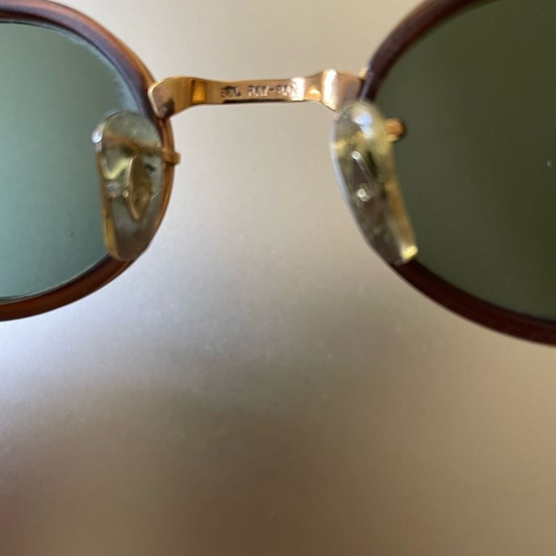 Óculos de Sol Ray-Ban Vintage, B&Amp;L, Modelo W2814, Ouro Marrom