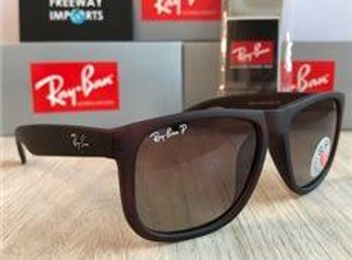 Ray ban justin online marron