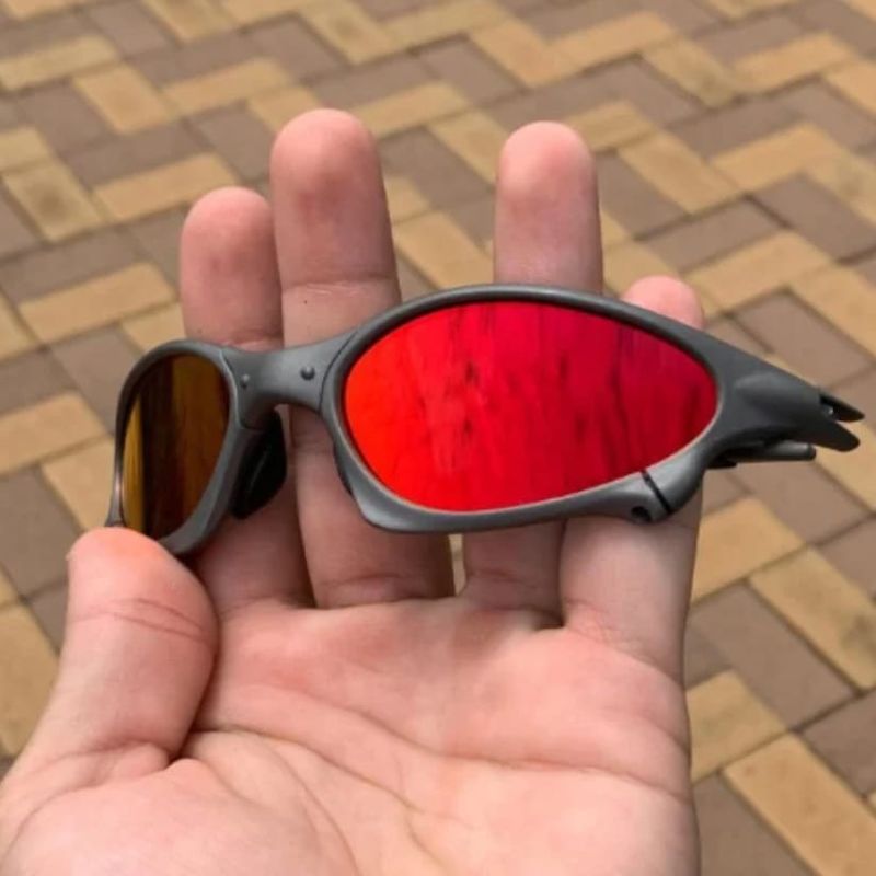 Oculos sol juliet vermelha mandrak penny vermelho m