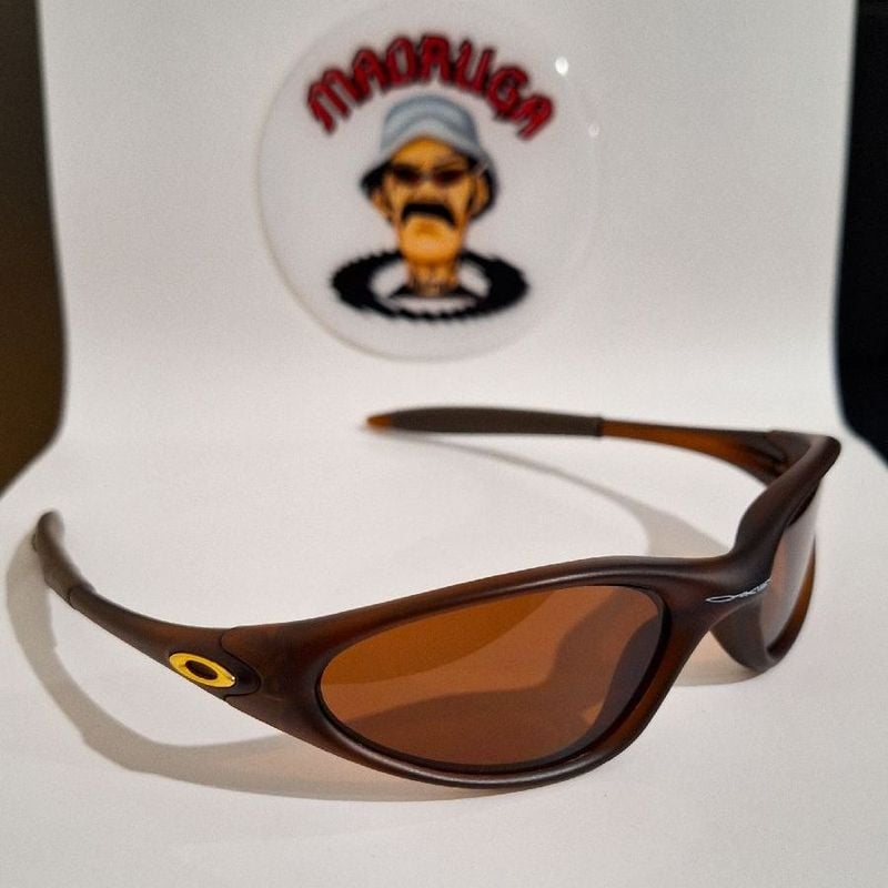 Óculos Minute Brown Oakley Lentes Coffee Microbag Elite Caixa