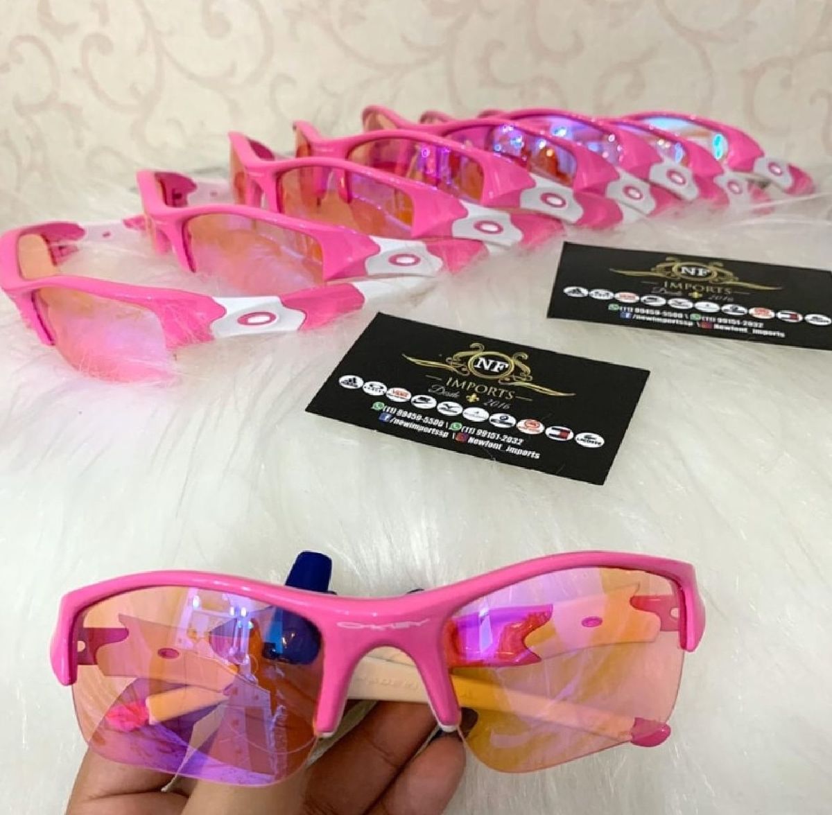 tenis oakley flak rosa