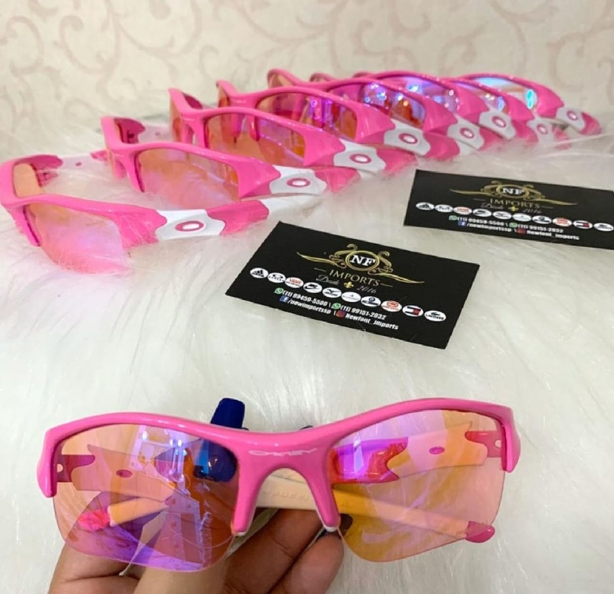 tenis oakley flak rosa