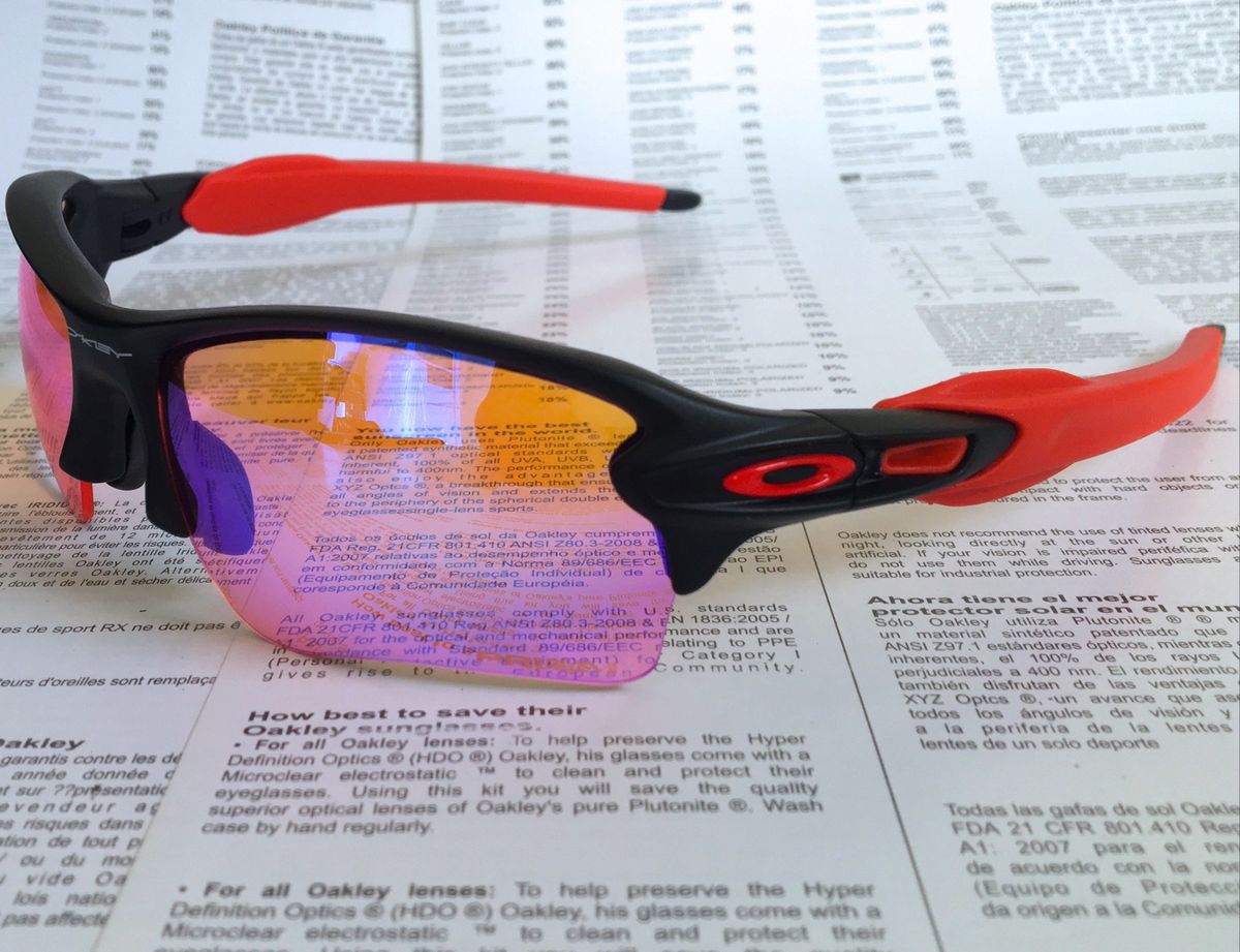 flak preta e vermelha