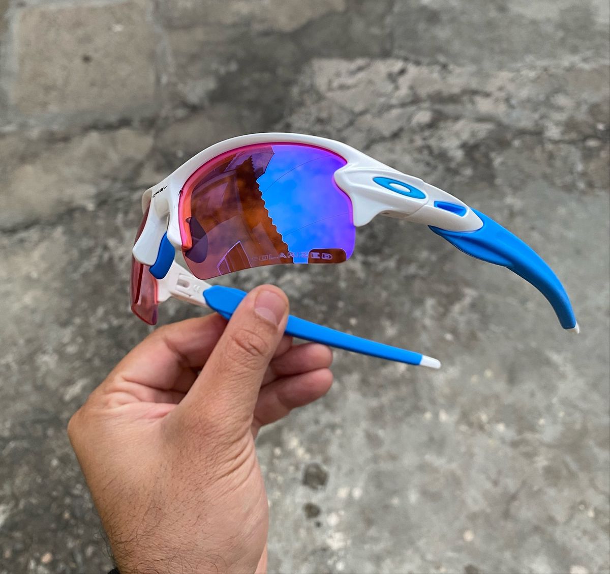 oakley flak branca