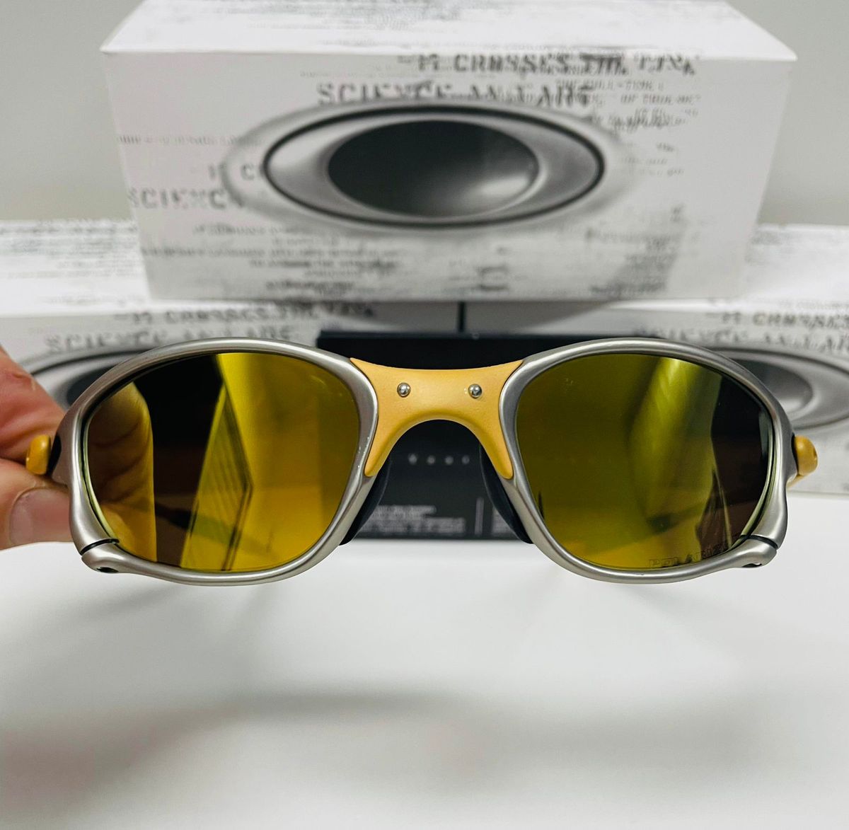 Óculos Oakley Juliet Double-x 24k Gold Lentes Polarizadas | Óculos ...