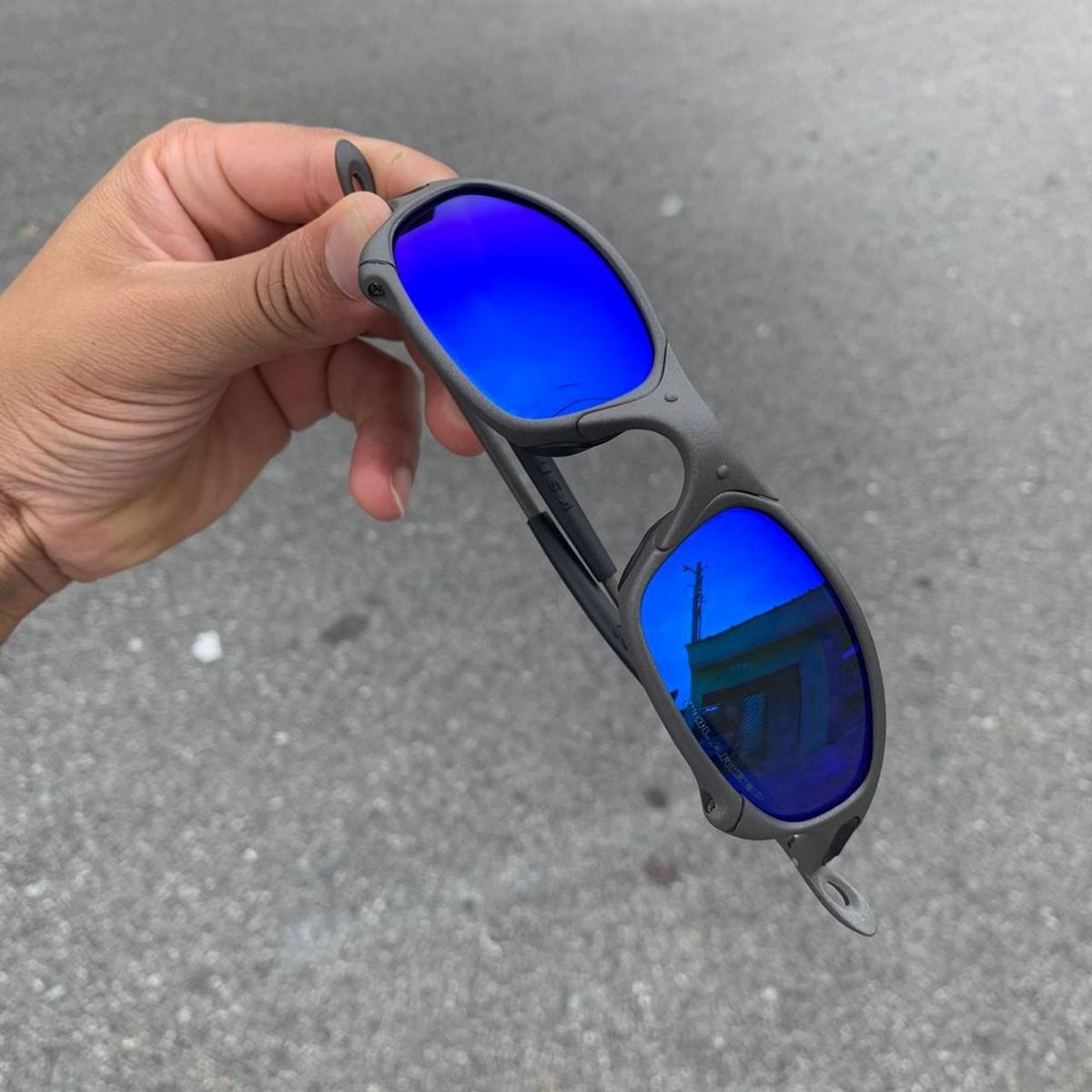 Óculos Oakley Juliet X-Metal Lente Azul ⋆ Sanfer Acessórios