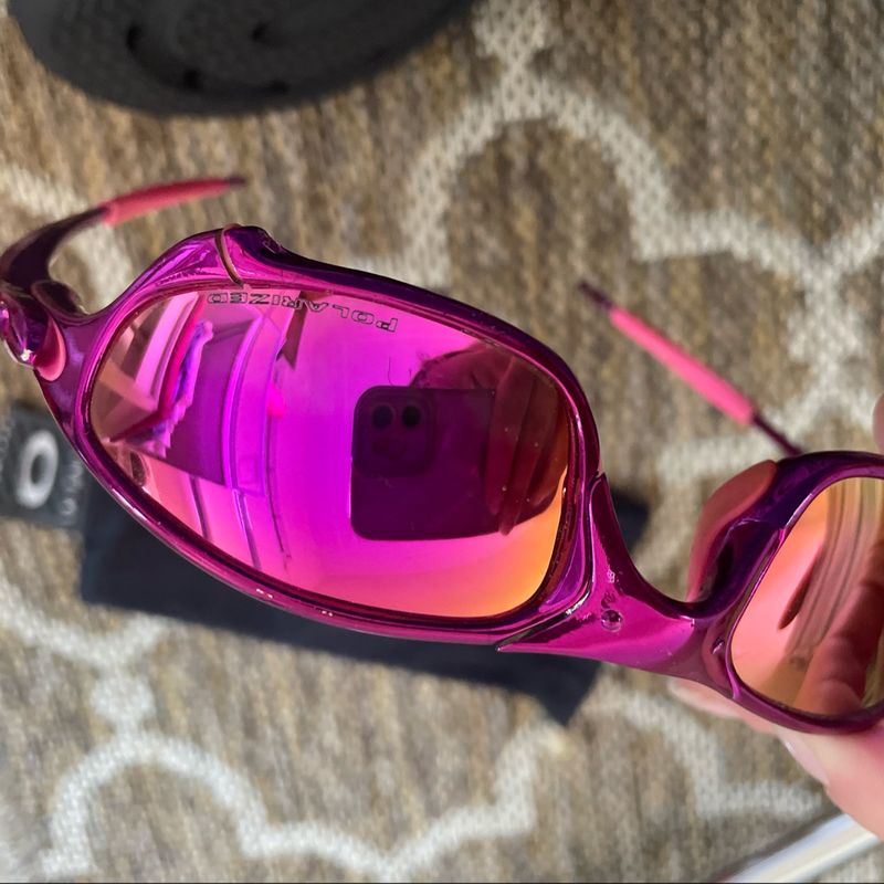 Oculos Juliet Feminino Original Rosa Oakley