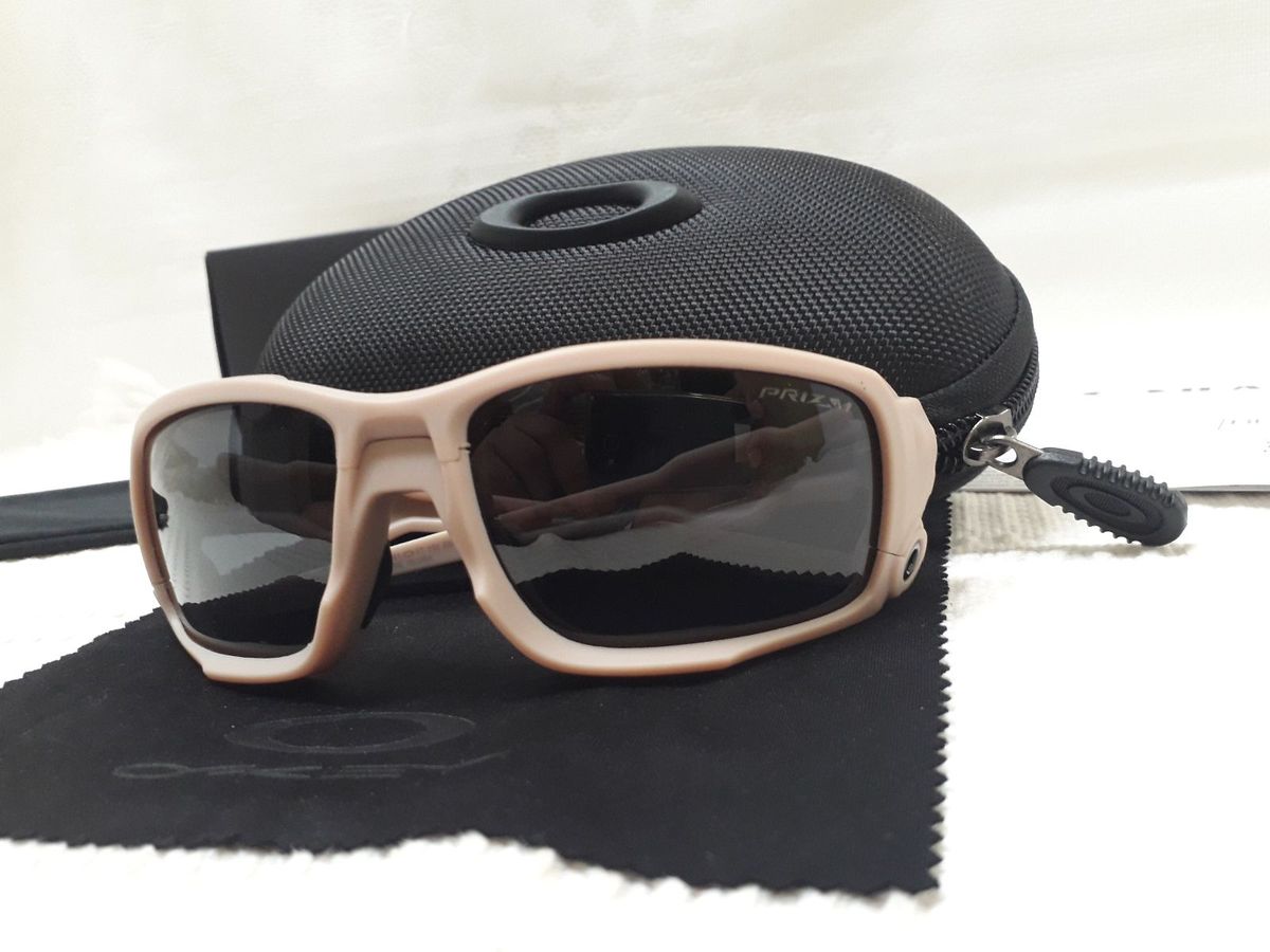 óculos oakley si ballistic shocktube bege/preto prizm - importado - óculos oakley