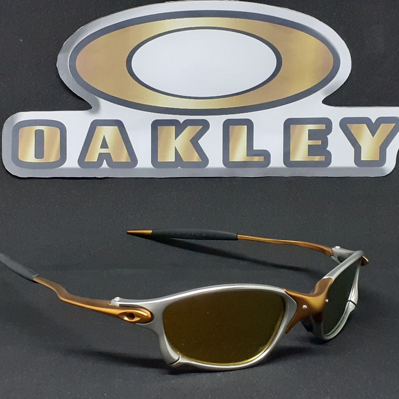 Óculos Oakley Lupa de vilão gold