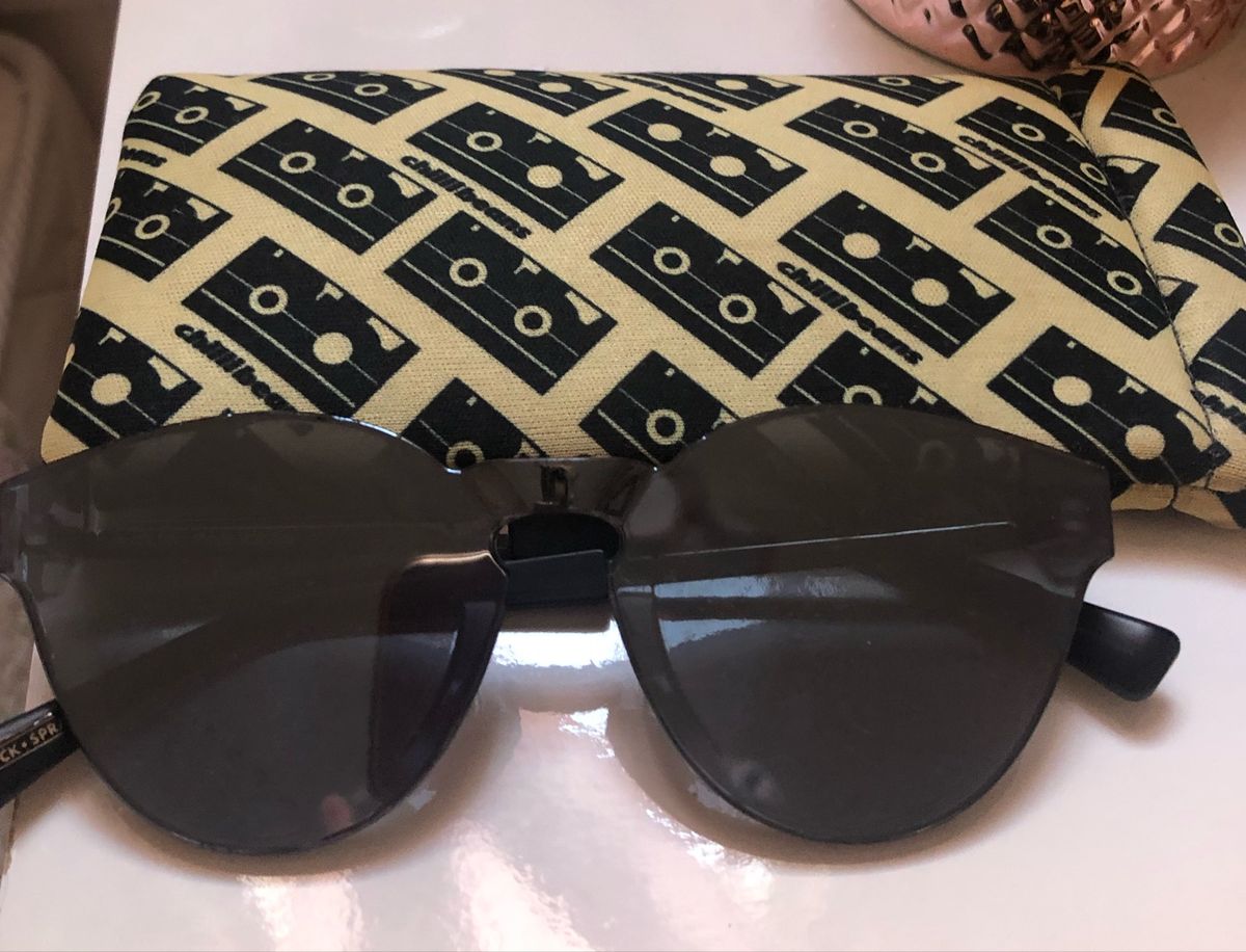 Óculos Preto Espelhado Chili Beans Óculos Feminino Chili Beans Usado