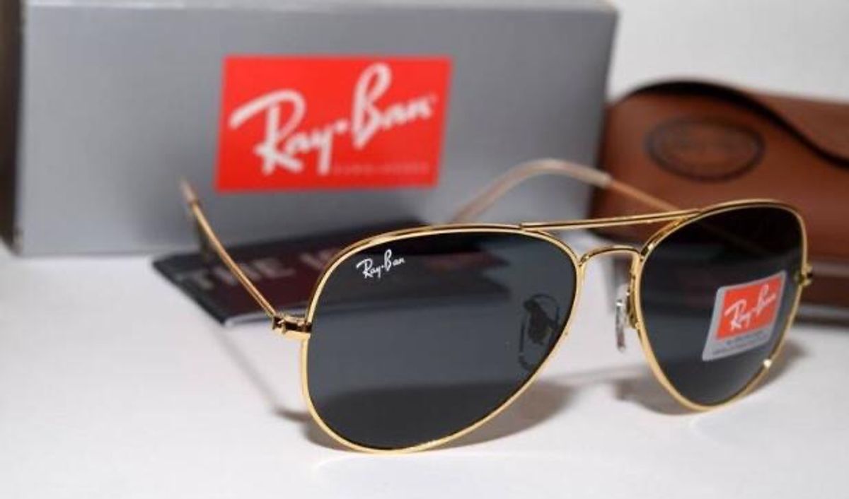 Oculos Ray-Ban Aviador Tradicional | Óculos Feminino Ray-Ban Nunca Usado  45372795 | enjoei