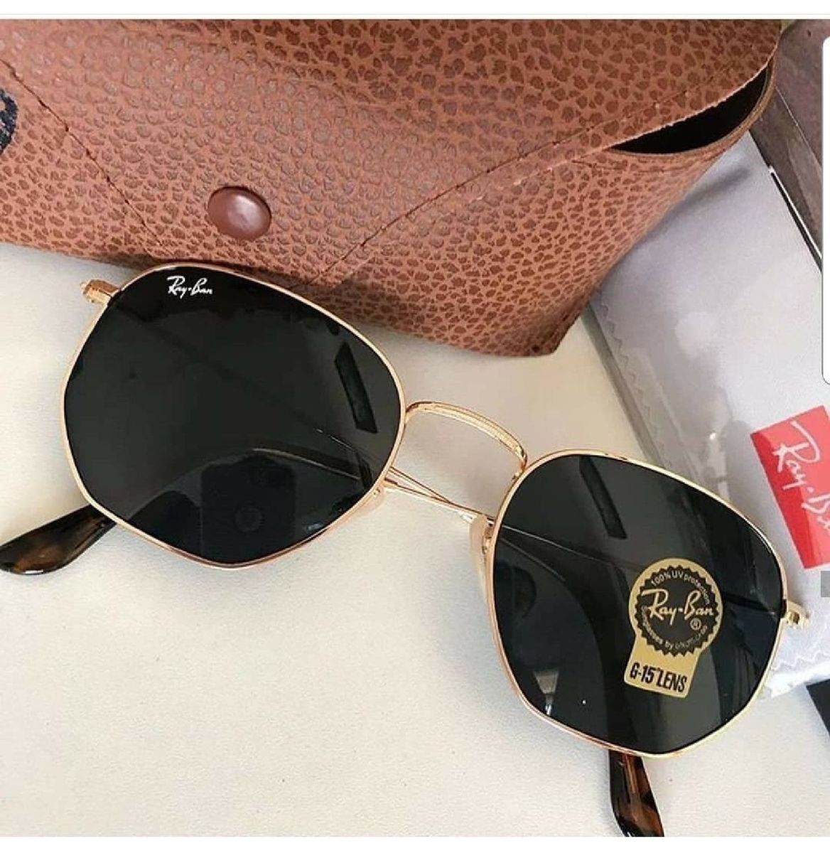 oculo ray ban hexagonal