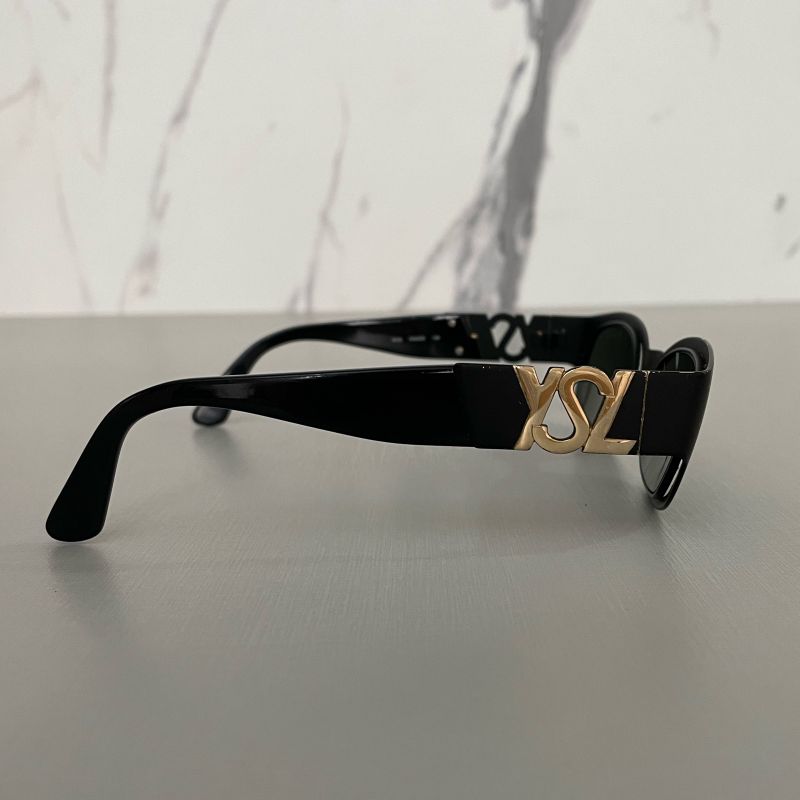 YVES SAINT LAURENT 90s M相当 Óculos Ysl 90s | Óculos Masculino Yves Saint Laurent Usado