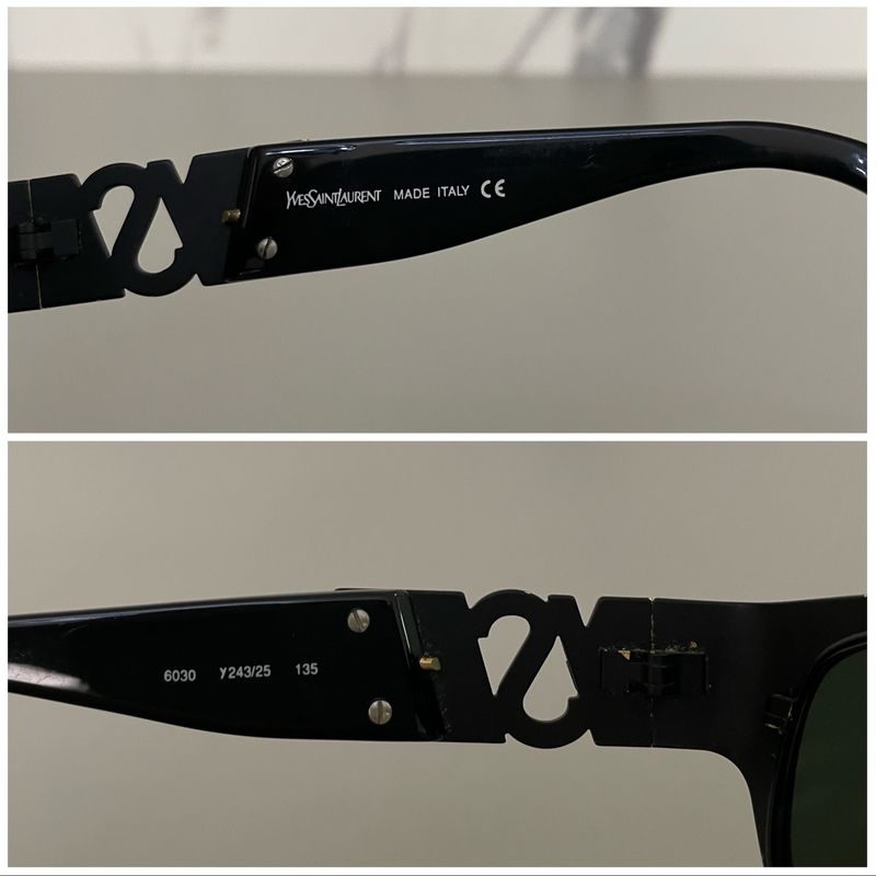 Óculos Ysl 90s | Óculos Masculino Yves Saint Laurent Usado