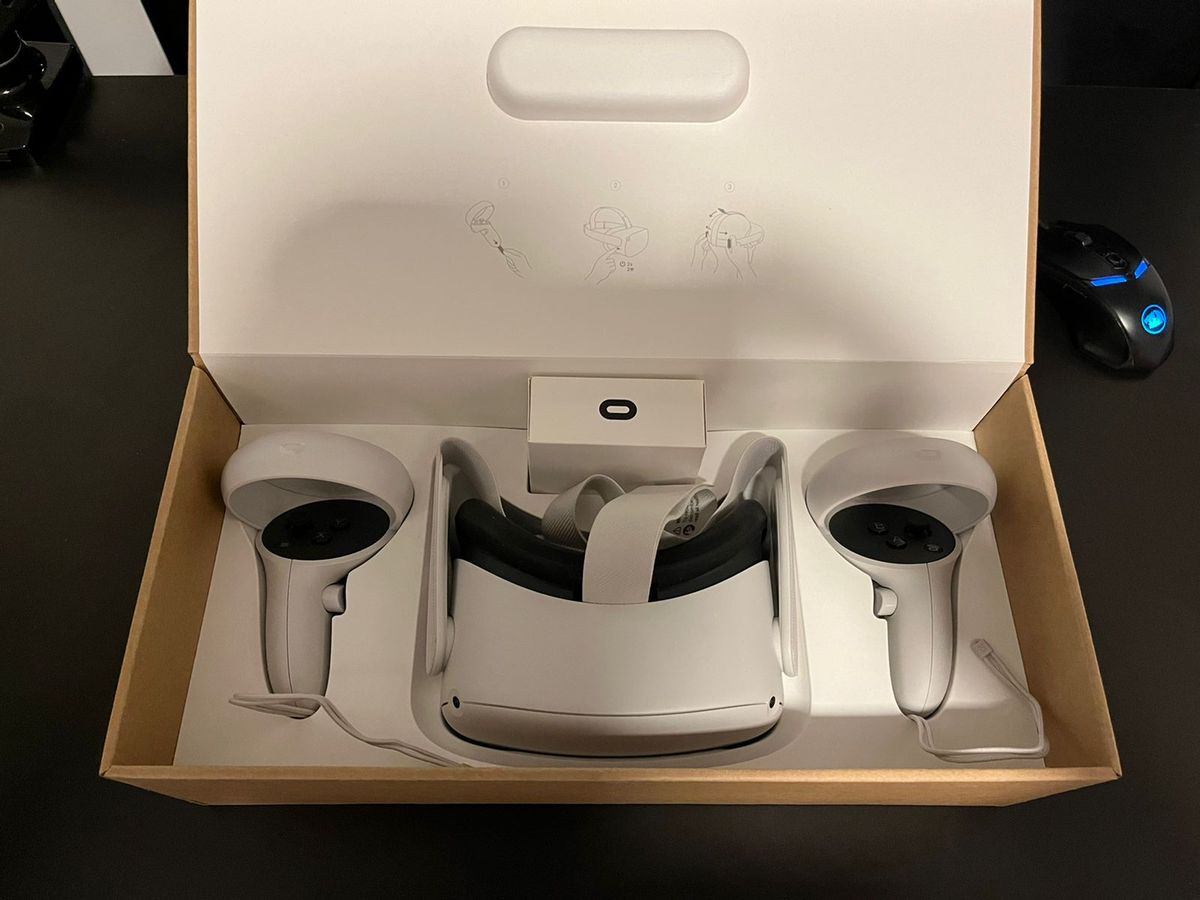 Oculus Quest 2 Realidade Virtual Rv Vr Console de Videogame Meta