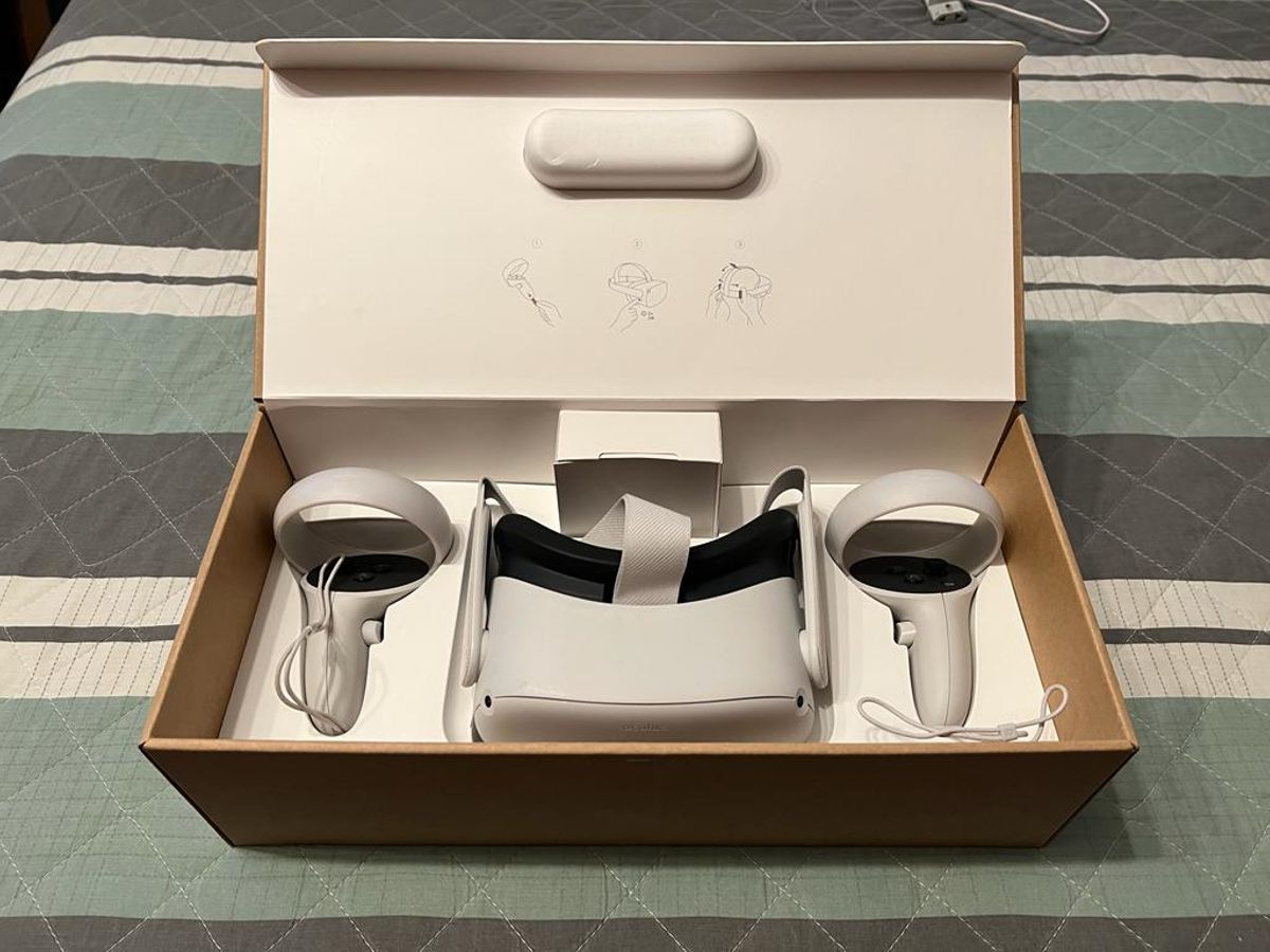 Oculus Quest 2 Vr Seminovo 128gb | Console de Videogame Oculus Usado ...